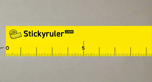 Paper Size Ruler – Self-Adhesive Measuring Tape for Accurate Paper Sheet Measurements