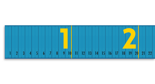 Ruler Decal Sticker Adhesive 120cm for Fishing Outdoors Drawing Sewing Cutting Desk Measure